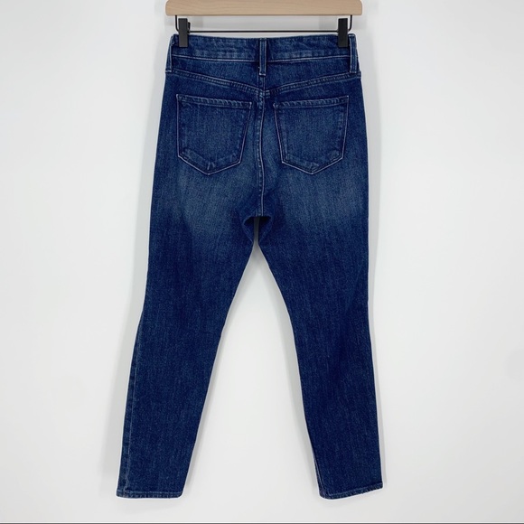 Old Navy Power Straight High Rise Distressed Jeans - Picture 4 of 10